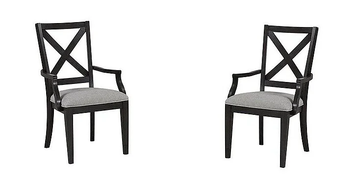 FD Home Studio 24 Arm Chair (Set of 2) in Java Bean 4324-02