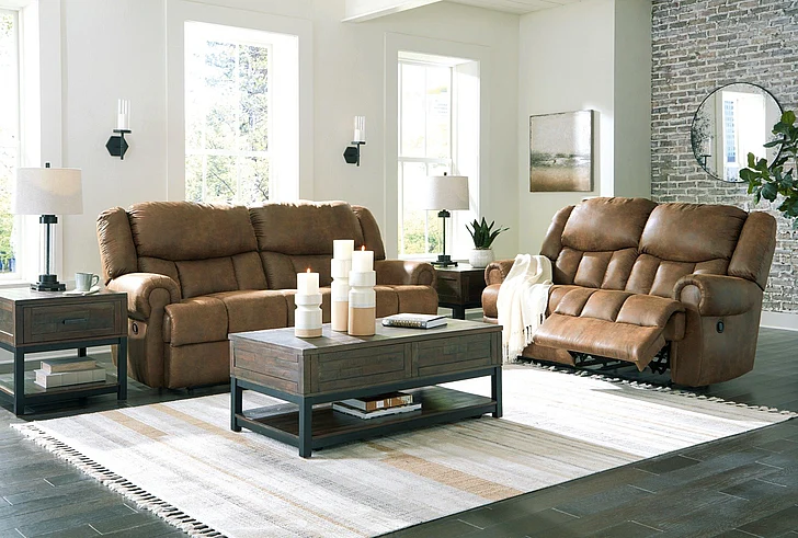 Boothbay 2-Piece Reclining Livingroom Set in Auburn