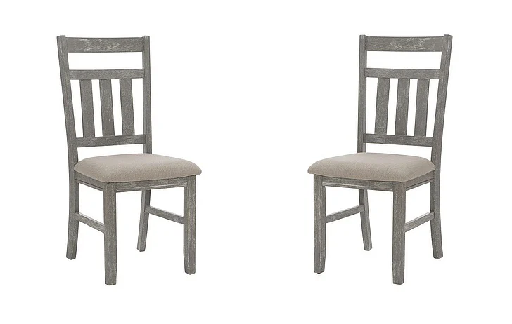 Powell Turino Weathered Grey Dining Side Chair (Set of 2) 457-434B