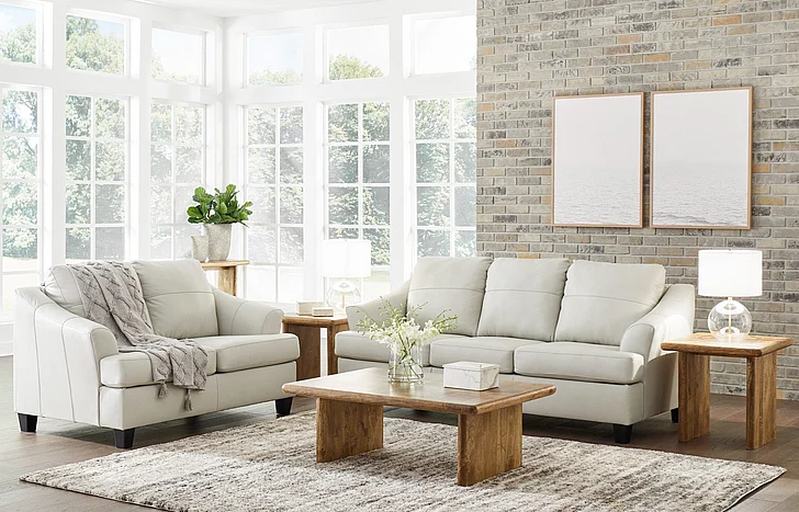 Genoa 2-Piece Livingroom Set in Coconut