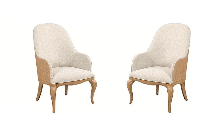 American Drew Chastain Medford Host Chair (Set of 2) in Caramel 483-620