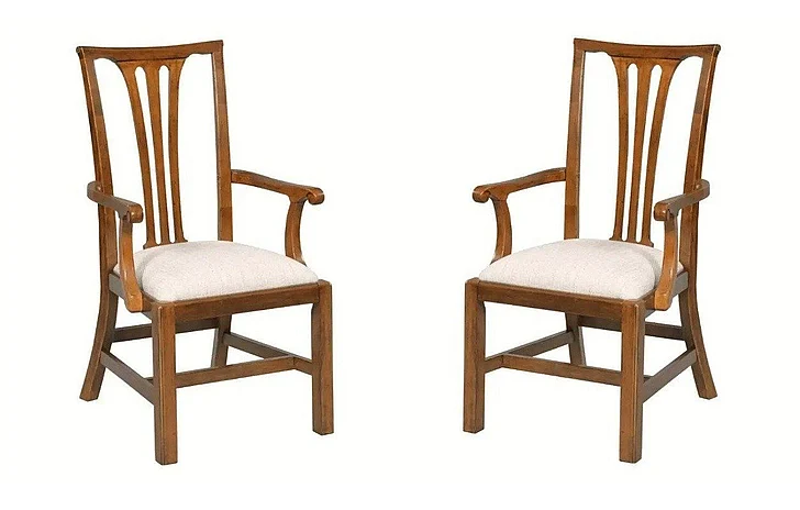 Kincaid Bridgetown Fitts Arm Chair in Heritage Maple (Set of 2) 487-623