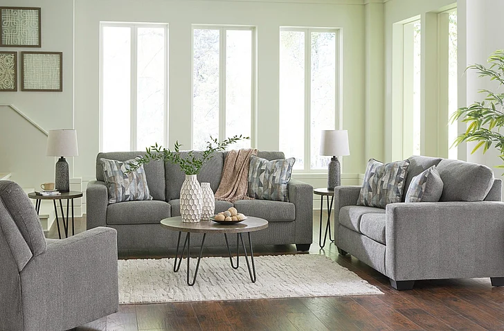 Deltona 3-Piece Livingroom Set in Graphite