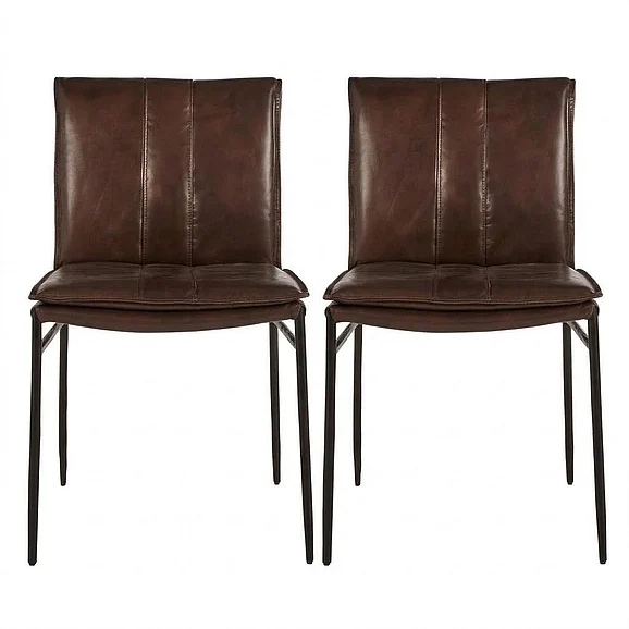 Classic Home Mayer Dining Side Chair (Set of 2) in Brown 53006056