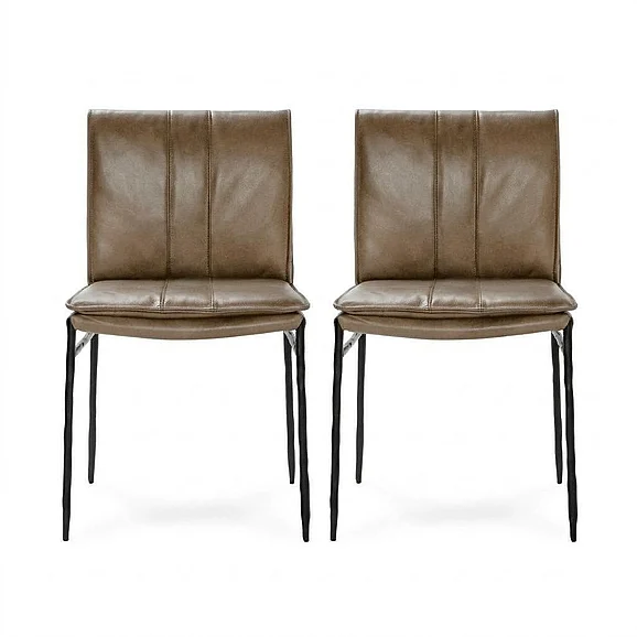 Classic Home Mayer Dining Side Chair (Set of 2) in Adobe Tan 53051672