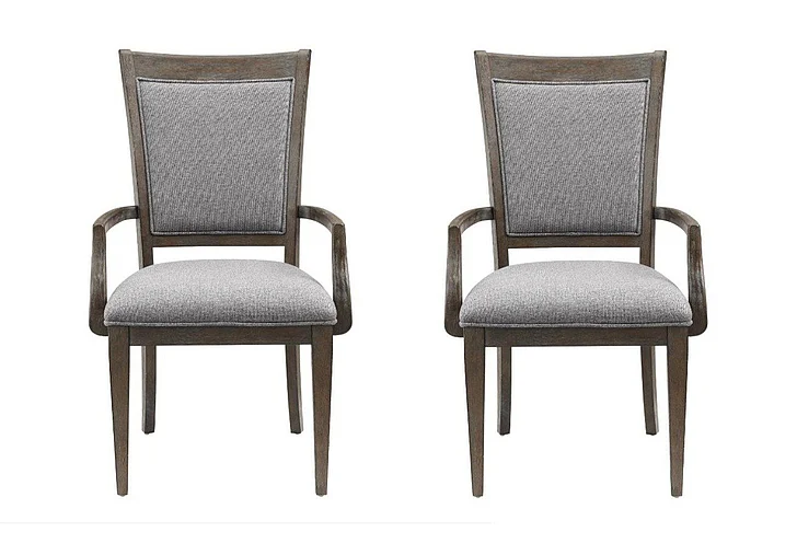 Homelegance Sarasota Arm Chair (Set of 2) in Driftwood Brown 5441A