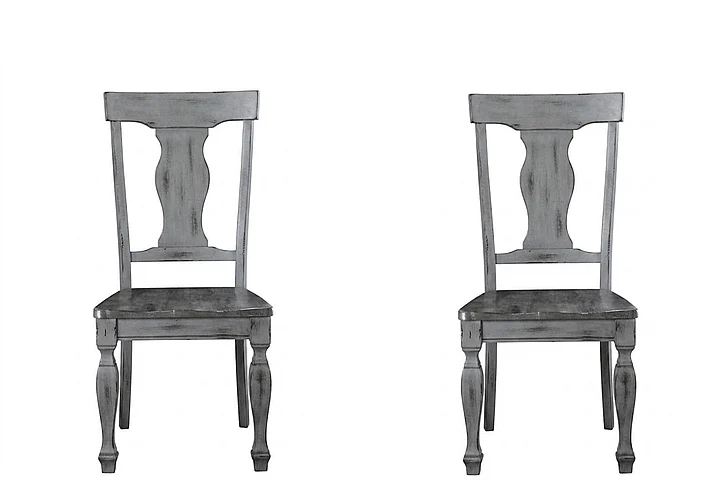 Homelegance Fulbright Side Chair in Gray (Set of 2)