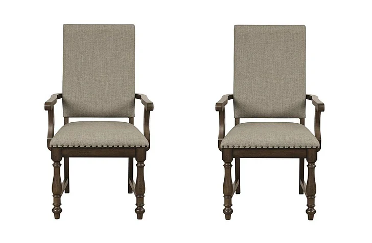 Homelegance Stonington Arm Chair (Set of 2) in Two-Tone 5703A