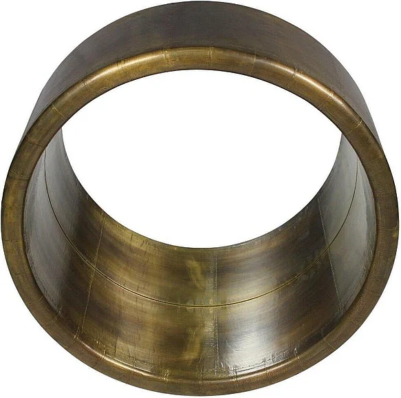 Moti Furniture Mar Vista Earheart Mirror in Brass 60017003