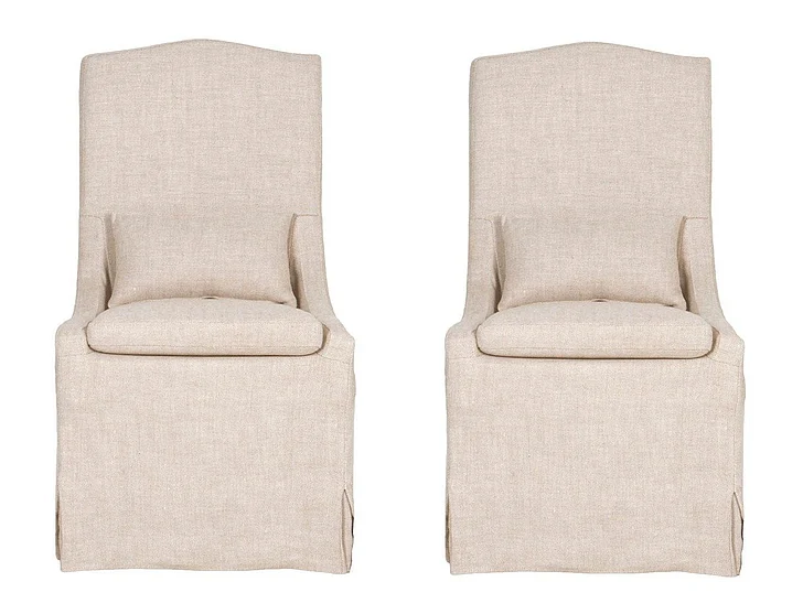 Essentials For Living Essentials Colette Dining Chair (Set of 2) in Bisque 6419UP.BIS