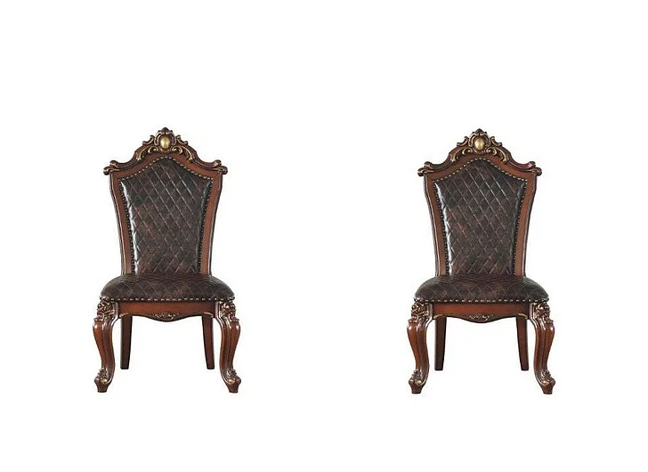 ACME Picardy Side Chair (Set of 2) in Honey Oak 68222