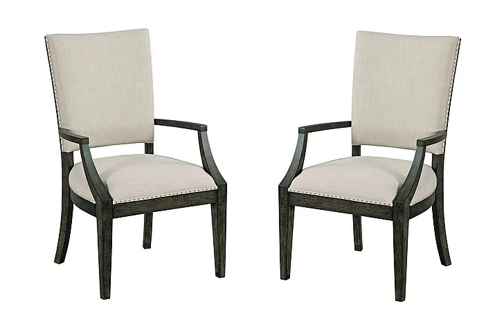 Kincaid Plank Road Howell Arm Chair in Charcoal (Set of 2) 706-623C