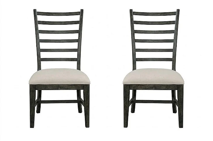 Kincaid Plank Road Oakley Side Chair in Charcoal (Set of 2) 706-636C