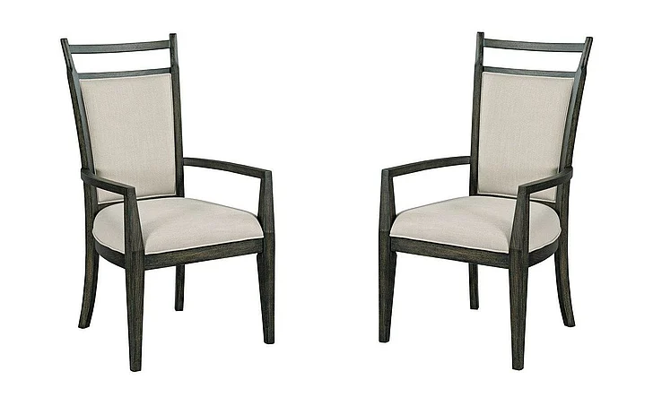 Kincaid Plank Road Oakley Arm Chair in Charcoal (Set of 2) 706-637C