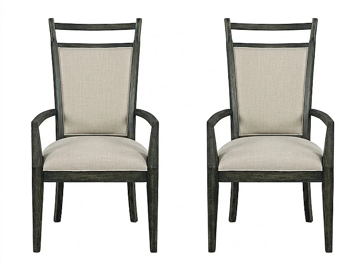 Kincaid Plank Road Oakley Arm Chair in Charcoal (Set of 2) 706-637C PROMO