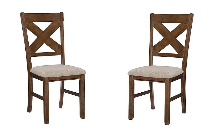 Powell Kraven Dk Hazelnut Dining Side Chair (Set of 2) 713-434