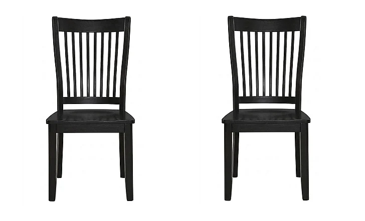 Acme Furniture Renske Side Chair in Black (Set of 2) 71852