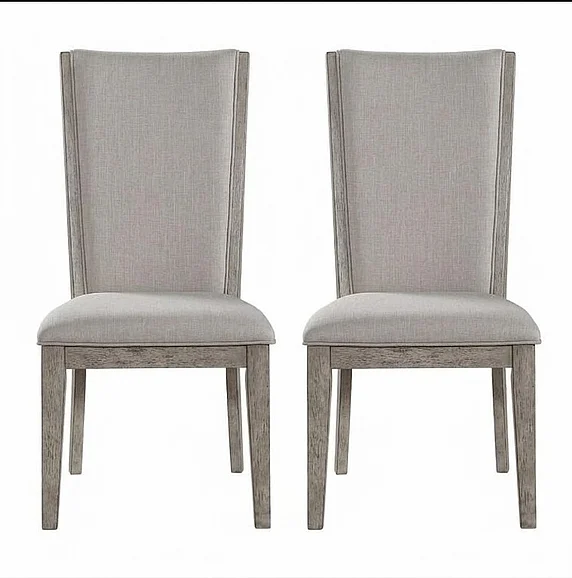 Acme Rocky Side Chair in Gray Oak (Set of 2) 72862