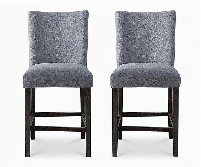 ACME Yelena Counter Height Chair (Set of 2) in Weathered Espresso 72942