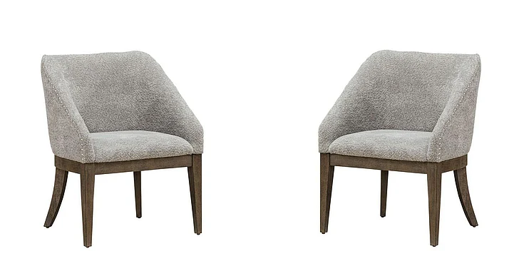 Liberty Furniture Cascade Falls Upholstered Side Chair (Set of 2) in Satin Espresso 732-C6501S
