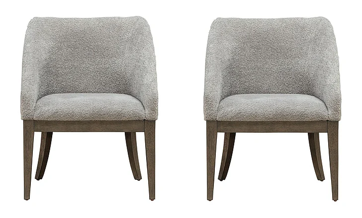 Liberty Furniture Cascade Falls Upholstered Side Chair (Set of 2) in Satin Espresso 732-C6501S