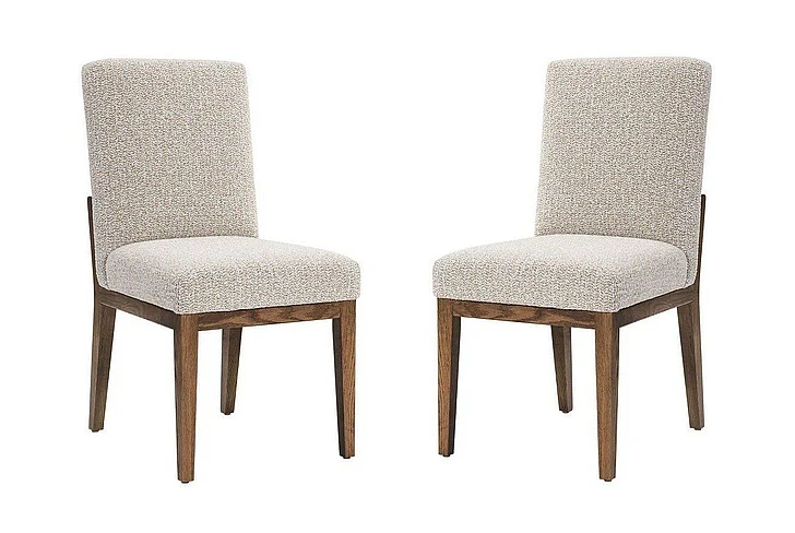 Vaughan-Bassett Dovetail Dining Upholstered Side Chair (Set of 2) in Natural 752-030C