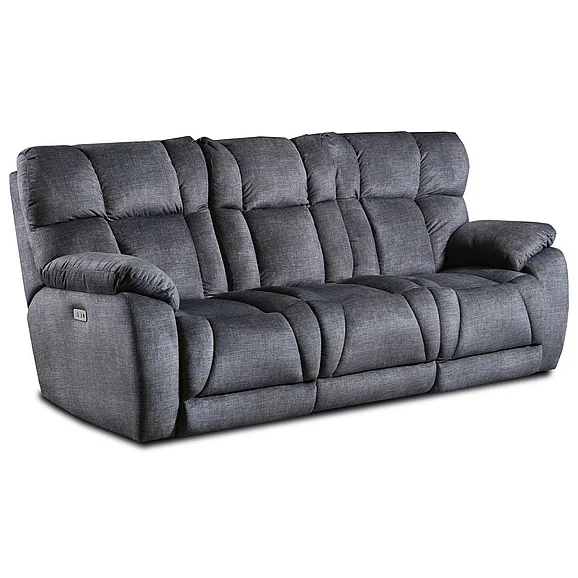 Southern Motion Wild Card Power Headrest Reclining Sofa with USB in Charcoal 787-61P 214-14