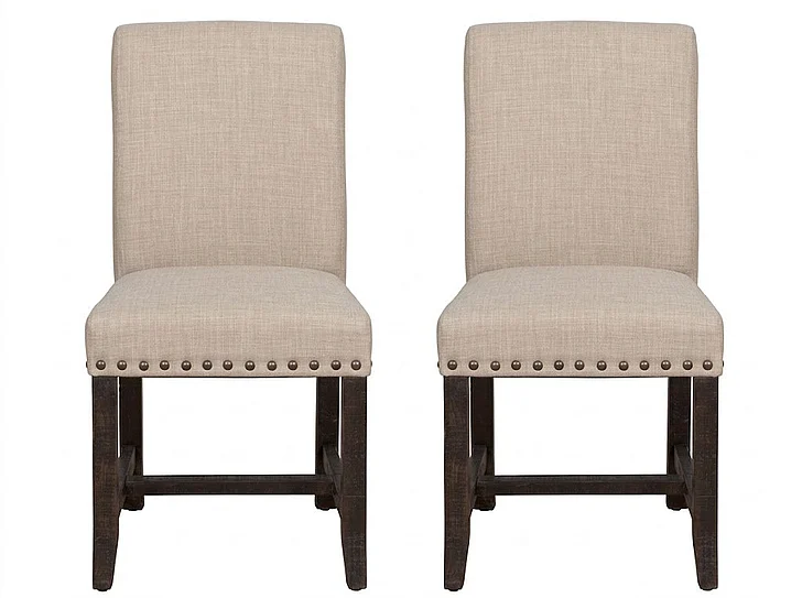 Modus Furniture Yosemite Fabric Chair in CafÃ© 7YC966F (Set of 2)