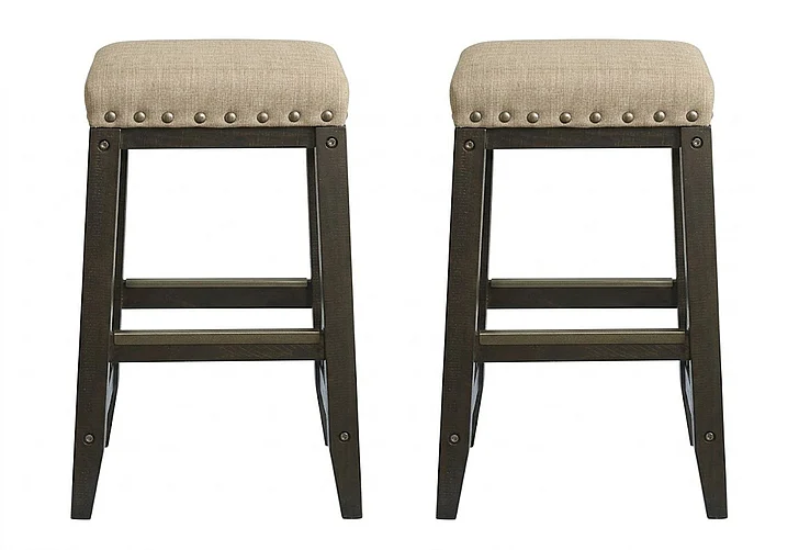 Modus Furniture Yosemite Upholstered Bar Stool in CafÃ© 7YC968U (Set of 2)