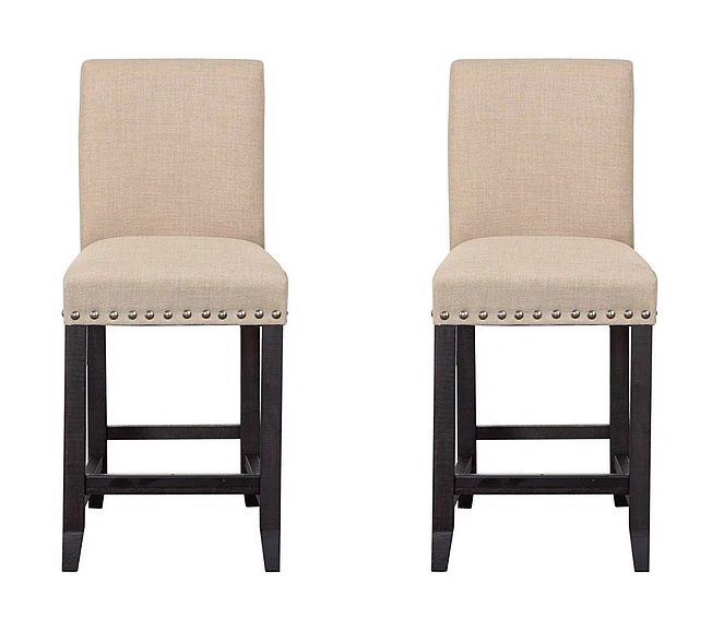Modus Furniture Yosemite Fabric Stool in Cafe 7YC970F (Set of 2)