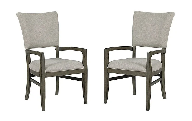 Kincaid Furniture Cascade Hyde Arm Chair in Sable (Set of 2) 863-637