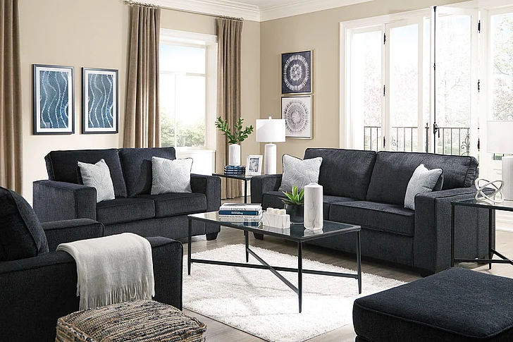Altari 3-Piece Living Room Set in Slate