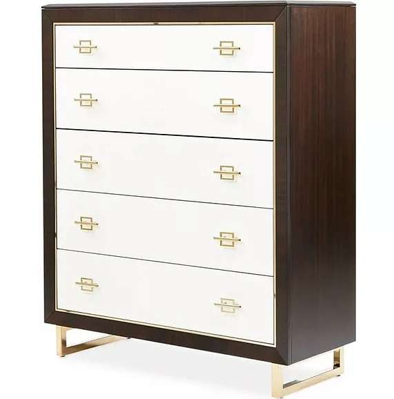 AICO Belmont Place Chest in Espresso 9085070-409