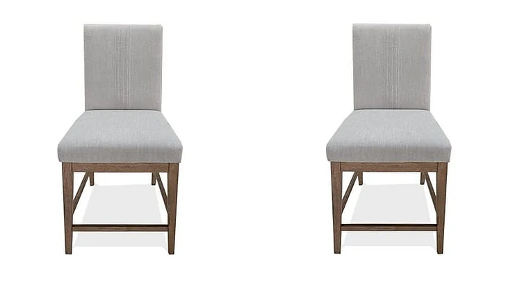 Riverside Furniture Davie Counter Height Chair in Pale Oak 91058 (Set of 2)