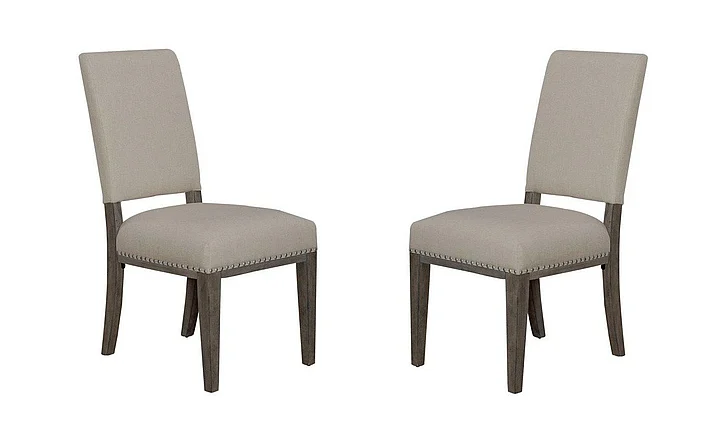 LIberty Furniture Westfield Uph Side Chair (Set of 2) in Havana Brown 944-C6501S