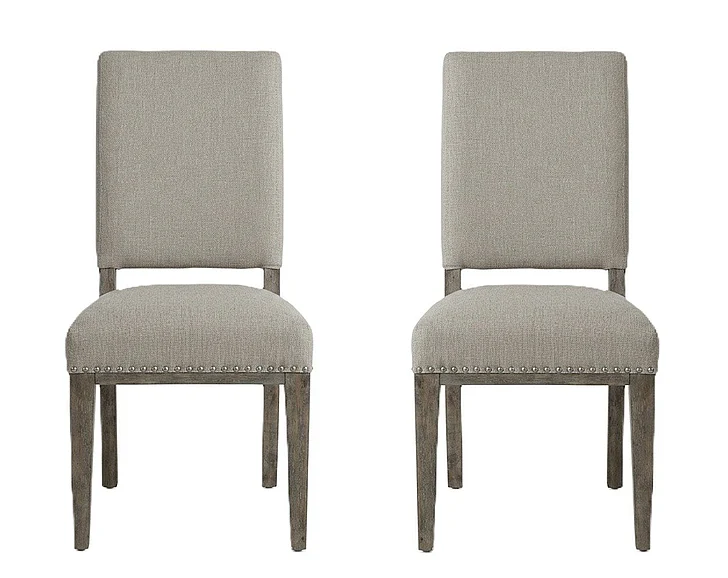 LIberty Furniture Westfield Uph Side Chair (Set of 2) in Havana Brown 944-C6501S