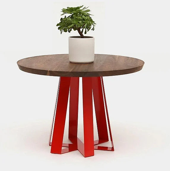 Artless Furniture ARS XL 36 Walnut Table Top in Red