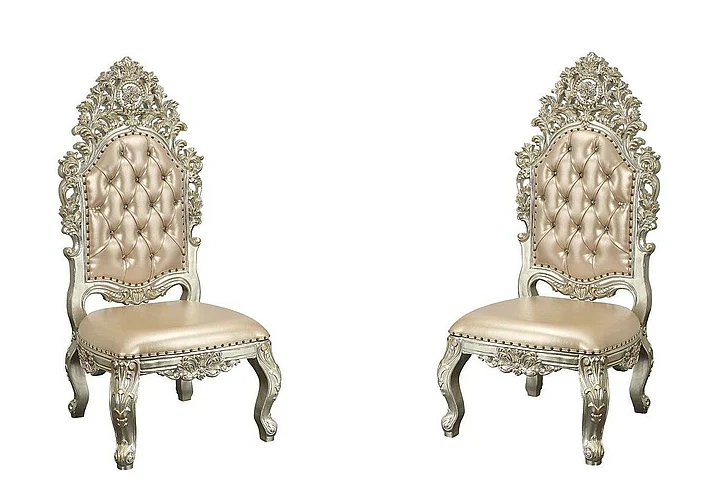 ACME Sorina Side Chair (Set of 2) in Antique Gold DN01209