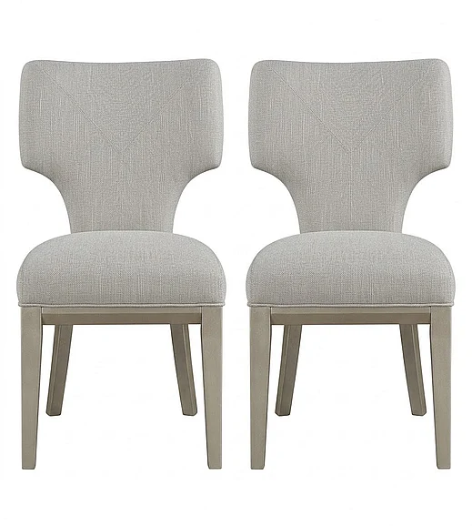 ACME Kasa Side Chair in Beige DN02012 (Set of 2)