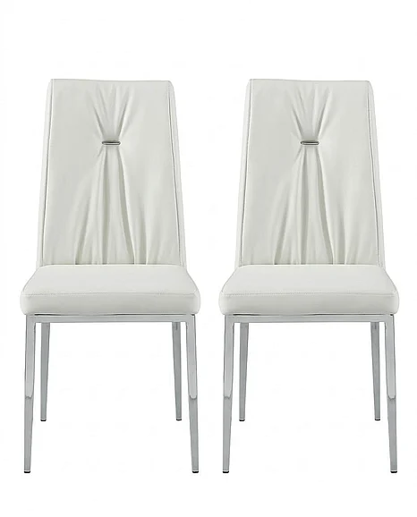 ACME Kamaile Side Chair in White DN02134 (Set of 2)