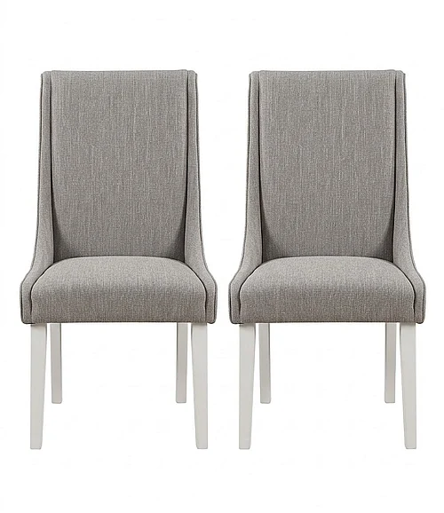 ACME Hollyn Side Chair in Gray DN02161 (Set of 2)
