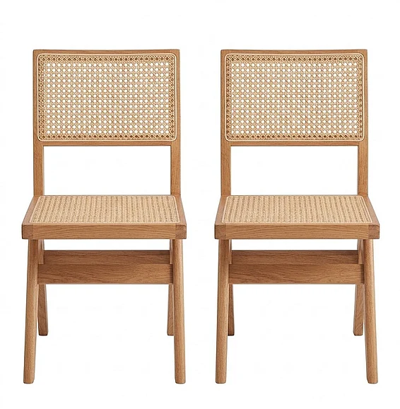 ACME Velentina Side Chair in Natural DN02372 (Set of 2)