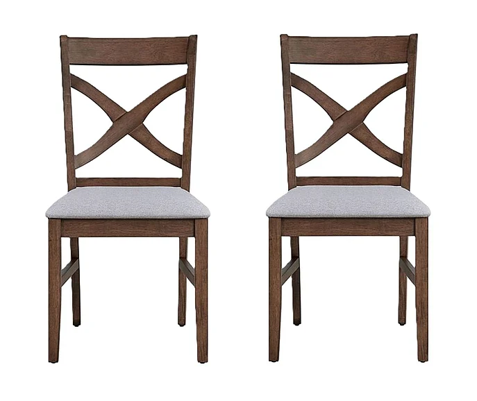ACME Ferris Side Chair in Brown DN03341 (Set of 2)