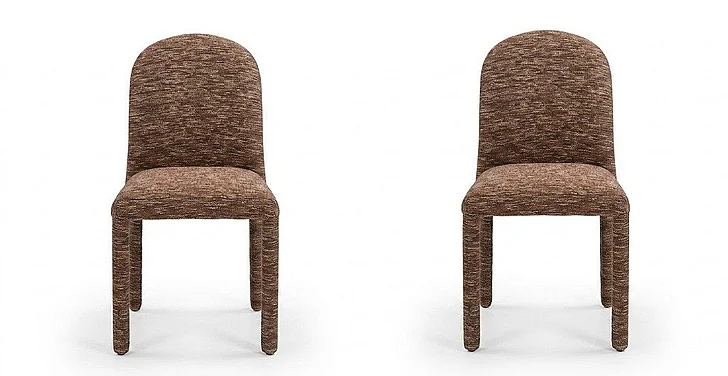 ACME Lidi Side Chair (Set of 2) in Brown Chenille DN04756