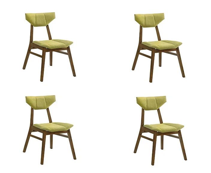 Armen Living Amaris Olive Green Upholstered Dining Chair (Set of 4) LCAISIOLWA