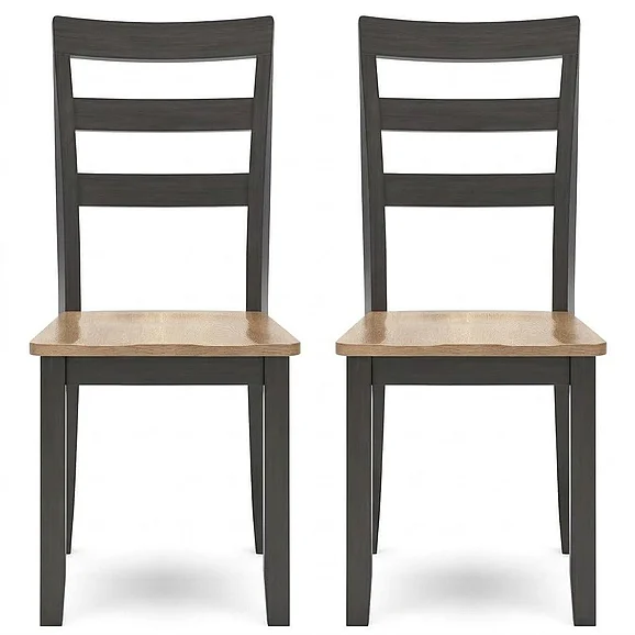 Gesthaven Dining Chair (Set of 2) in Natural/Brown D396-01 FedEx/UPS