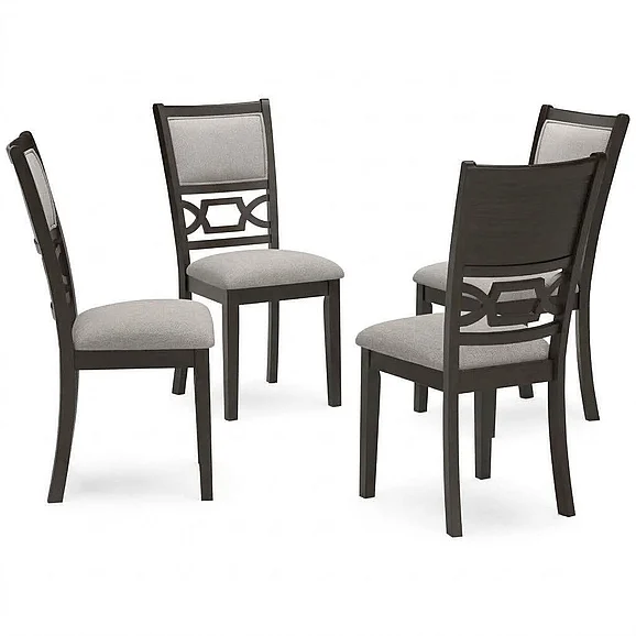 Langwest Dining Table and 4 Chairs (Set of 5) in Brown D422-225