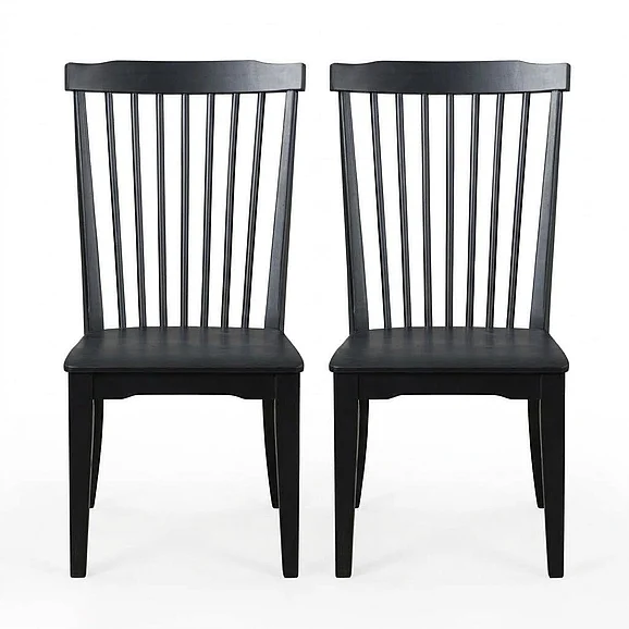Chadworth Dining Chair (Set of 2) in Black D824-05 FedEx/UPS