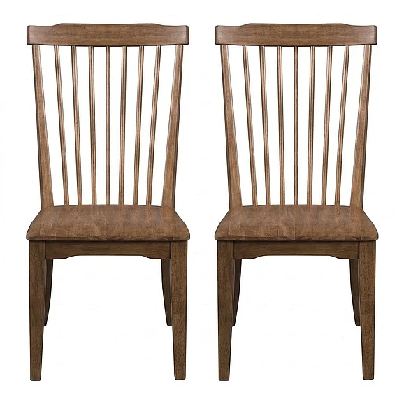 Chadworth Dining Chair (Set of 2) in Brown D824-06 FedEx/UPS
