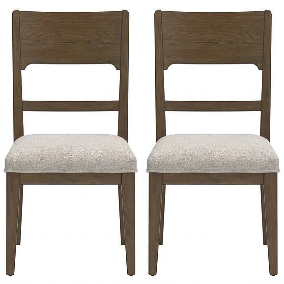 Cabalynn Dining Chair (Set of 2) in Oatmeal/Light Brown D974-01;D974-01 FedEx/UPS